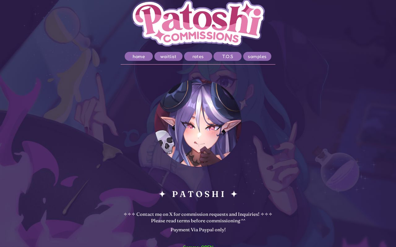 Patoshi Commissions